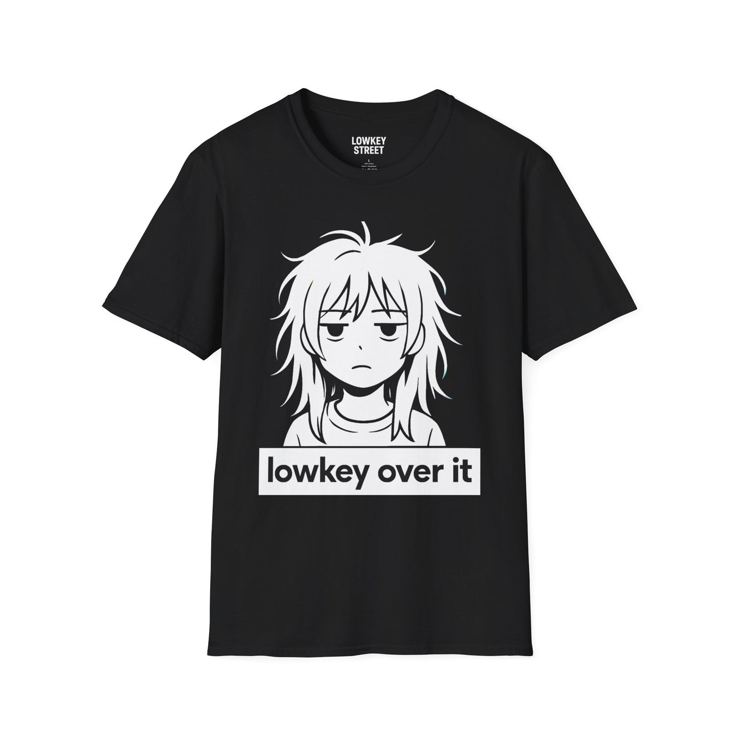 Lowkey Over It T-Shirt (box letters)