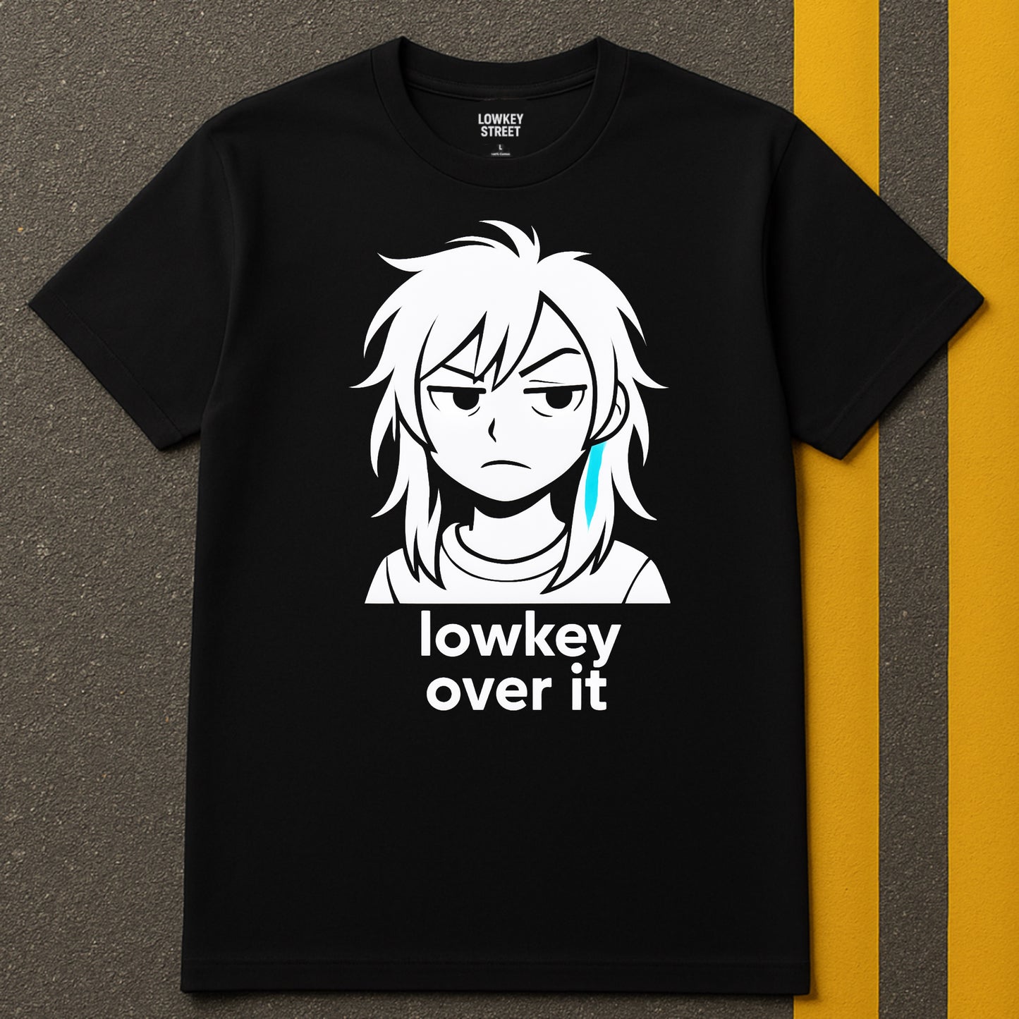 Lowkey Over It T-Shirt Eyes Sideways